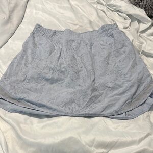 Lululemon Athletica Gray Bubble Mini Skirt Athletic